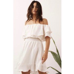 NWT ASTR The Label Off The Shoulder Chloe Dress